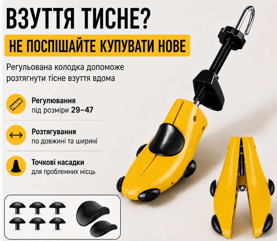 Колодки для розтягування взуття